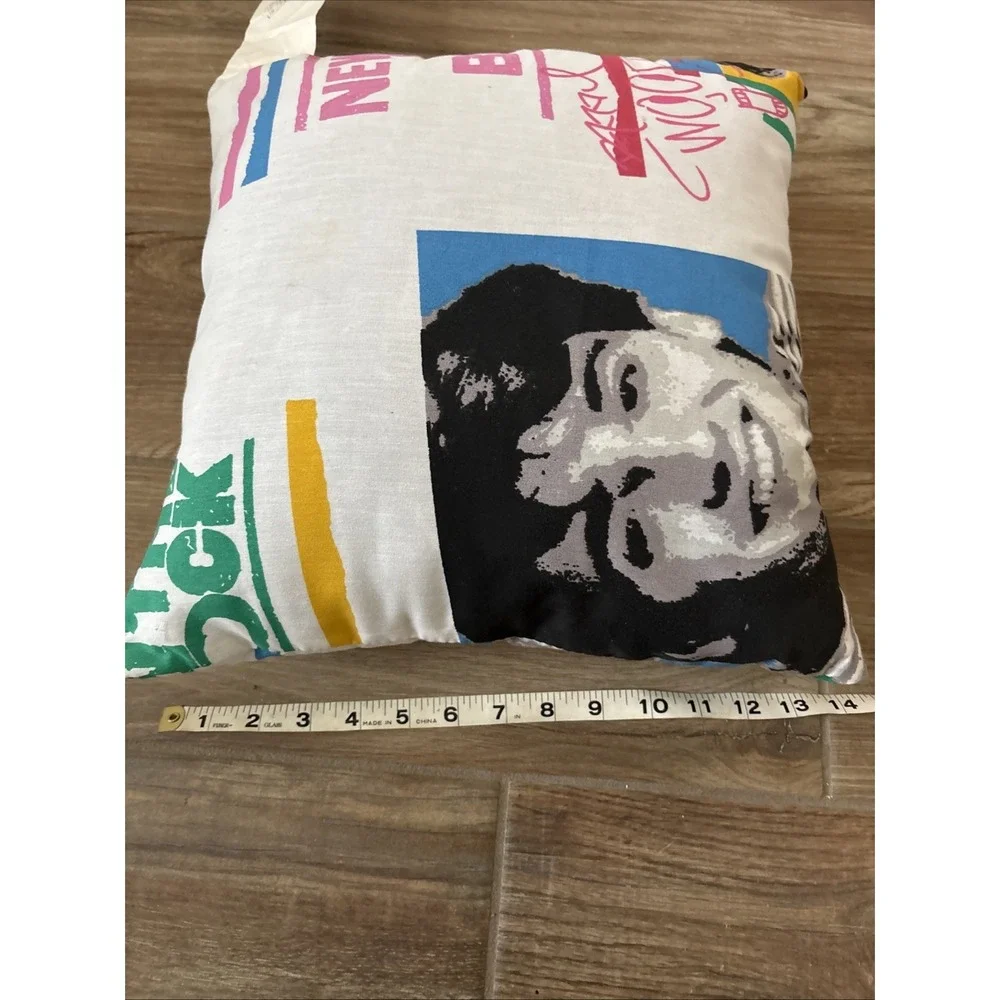 New Kids on the‎ Block Throw Pillow  Band Member Images Printed Autographs 14